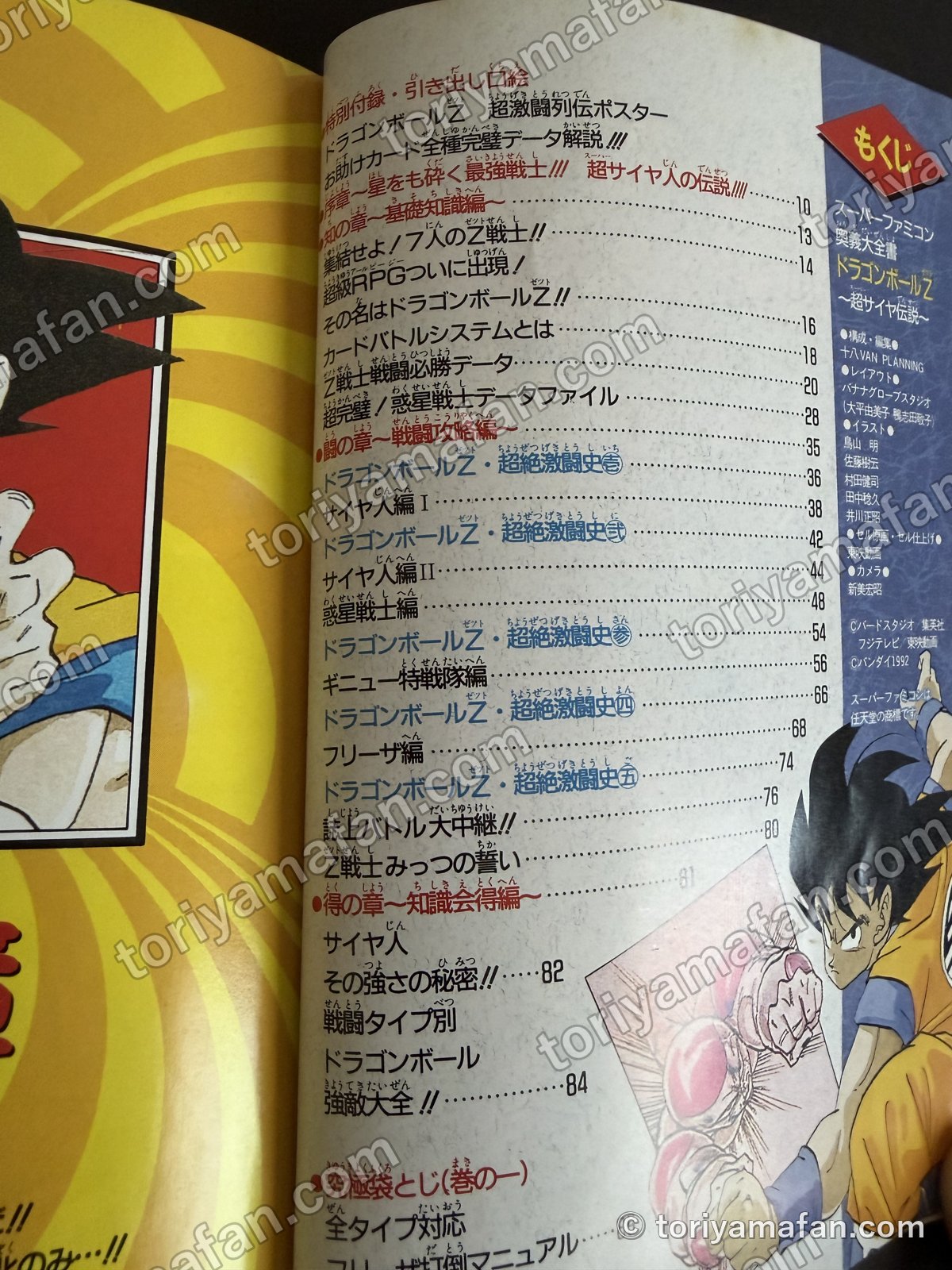目次のページ